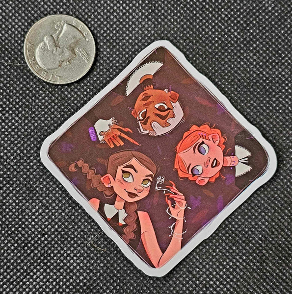 3 Witches Enchanted Sticker