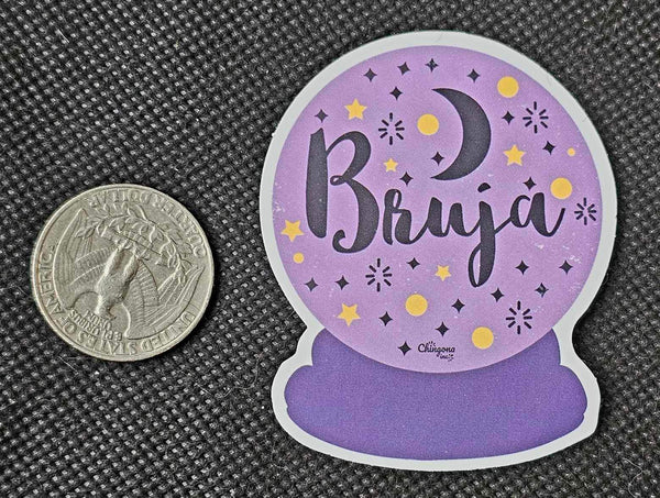 Bruja Purple Crystal Ball 🔮 Enchanted Sticker