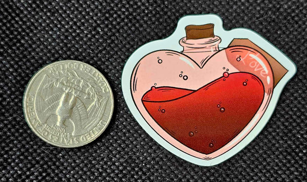 Heart ❤️ Potion Bottle Enchanted Sticker