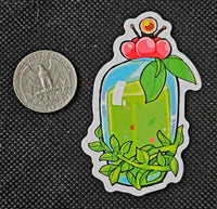 Green Potion Bottle Enchanted Sticker