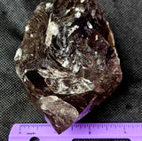 LG. Partially Raw/Polished Smokey Quartz Crystal Point 🤩🪨💨🌈