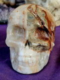 LG. Agate Crystal Skull 🤍💀❤️