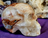 LG. Agate Crystal Skull 🤍💀❤️