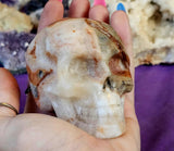 LG. Agate Crystal Skull 🤍💀❤️