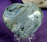 Labradorite Crystal Puffy Heart 💟❤️💙✨