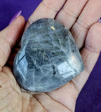 Labradorite Crystal Puffy Heart 💟❤️💙✨