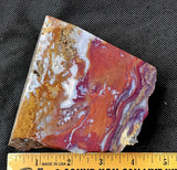 High Quality Lapidary Grade Red Mexican Lace Agate Crystal Chunk ♥️😍🤯🍒