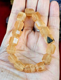 Honey Calcite “Chonky” Crystal Bracelet