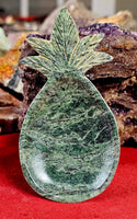 Green Jasper Pineapple Crystal Trinket Dish 🍍