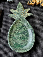 Green Jasper Pineapple Crystal Trinket Dish 🍍