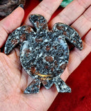 Jasper Crystal Turtle Trinket Plate