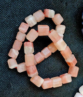 Strawberry Calcite Thick Crystal Bracelet 🍓