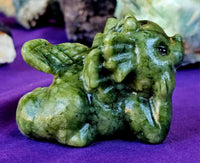 Nephrite Jade Crystal Dragon Statue 🐉