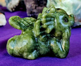 Nephrite Jade Crystal Dragon Statue 🐉