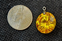 Lab Created Topaz Crystal Pendant