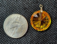 Lab Created Topaz Crystal Pendant