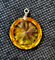 Lab Created Topaz Crystal Pendant