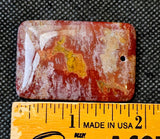 Pietersite Rectangle Silver Pendant