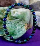 Malachite & Azurite Crystal Bracelet