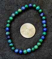 Malachite & Azurite Crystal Bracelet