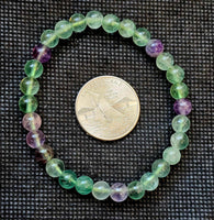 Rainbow Fluorite Crystal Bracelet