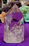 LG. High Clarity Smokey Quartz Crystal Tower