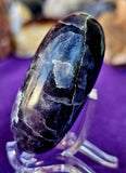 Iolite Crystal Palmstone