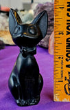 Shugnite Crystal Black Cat Statue 🐈‍⬛