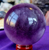 Silky Fluorite Crystal Sphere