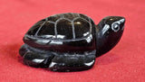 Silver Sheen Obsidian Crystal Turtle Carving 🐢