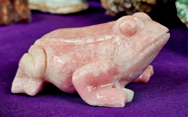 LG.Pink Opal Crystal Frog 🐸