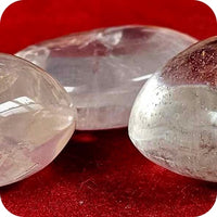 Clear Quartz Crystal Palm Stone