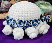 XL ‘Snowy’ Octobaby Crocheted Plushie 🐙