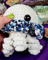 XL ‘Snowy’ Octobaby Crocheted Plushie 🐙