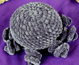 XL ‘Heather Grey’ Octobaby Crocheted Plushie 🐙