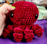 XL ‘Rhubarb’ Octobaby Crocheted Plushie 🐙