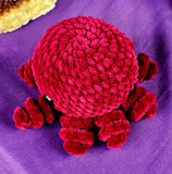 XL ‘Rhubarb’ Octobaby Crocheted Plushie 🐙