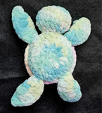 Sea Turtle Crocheted Plushie w/ Rainbow Shell 🌈🐢
