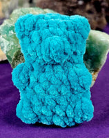 ‘Teal’ Gummy Bear Crocheted Plushie🐻