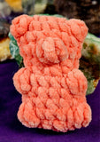 Peach Gummy Bear Crocheted Plushie 🍑🐻