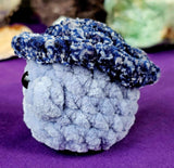 Blue/Grey & Blue Tweed Mushroom baby Crocheted Plushie 🍄