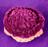 Pink Blush & Plum Mushroom Baby Crocheted Plushie 🍄