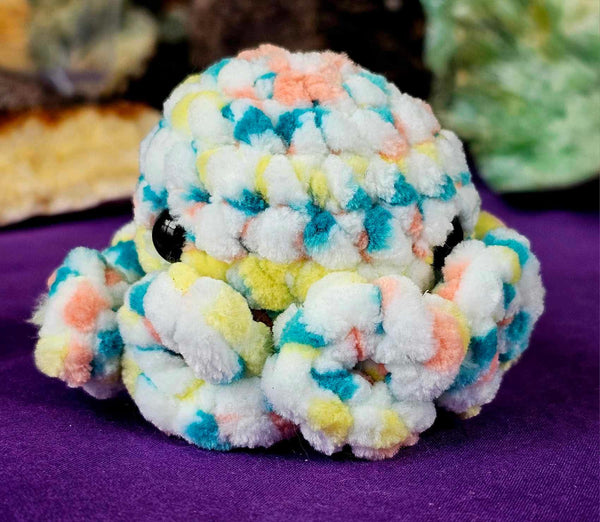 ‘Mardi Gras’ Octobaby Crocheted Plushie 🐙