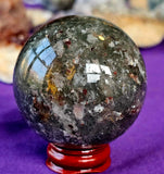 Garden Scenic Quartz Crystal Sphere