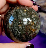 Garden Scenic Quartz Crystal Sphere