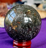 Garden Scenic Quartz Crystal Sphere