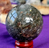 Garden Scenic Quartz Crystal Sphere