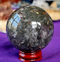 Garden Scenic Quartz Crystal Sphere