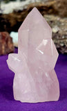 Rose Quartz Crystal Cluster Carving 🌹