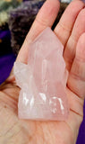 Rose Quartz Crystal Cluster Carving 🌹